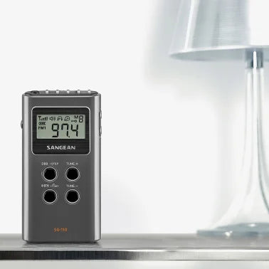 Sangean® SG-110 Portable FM-Stereo/AM Pocket Digital Radio