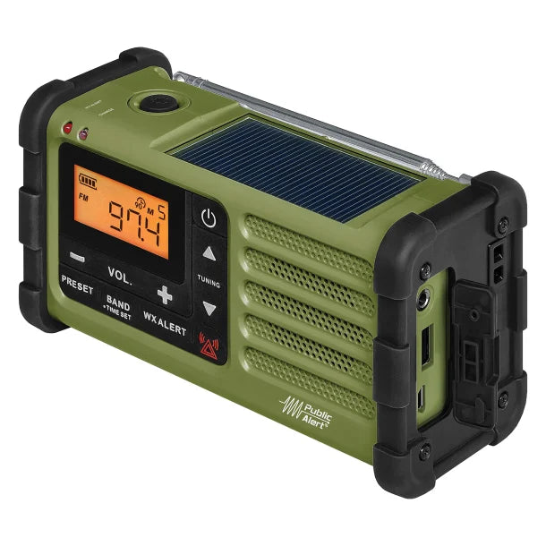 Sangean® AM/FM Multi-Powered Weather Emergency Radio