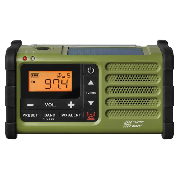 Sangean® AM/FM Multi-Powered Weather Emergency Radio