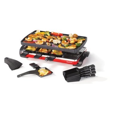 THE ROCK™ by Starfrit® Raclette/Party Grill Set, Black