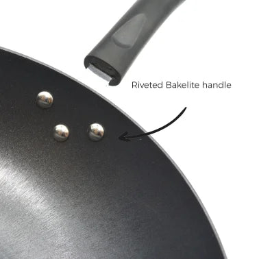 Starfrit® Carbon Steel Wok with Handle (11 In.)