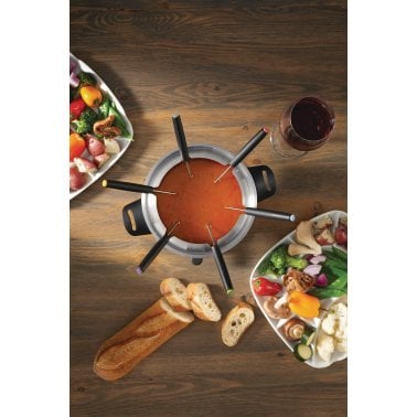 Starfrit® 3-in-1 Twelve-Piece Fondue Set, Stainless Steel