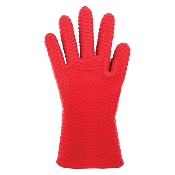 Starfrit® 12" Silicone Oven Glove, Red