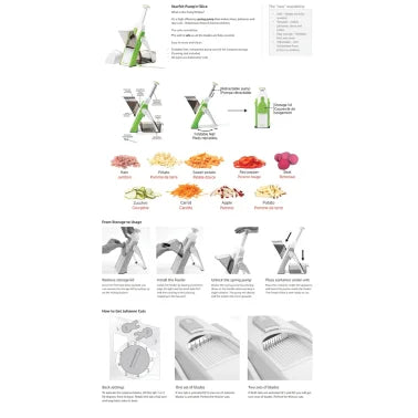 Starfrit® Pump'N'Slice Chopper and Slicer