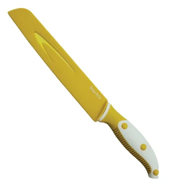 Starfrit® 8-In. Bread Knife with Sheath, Yellow