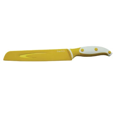 Starfrit® 8-In. Bread Knife with Sheath, Yellow