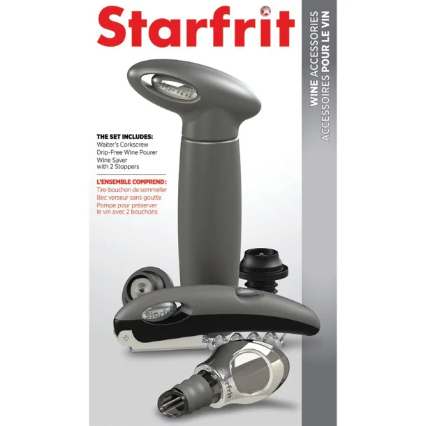 Starfrit® 3-Piece Wine Accessory Kit