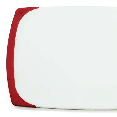 Starfrit® Antibacterial Cutting Board 10"x6", Red/White