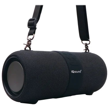 IQ Sound® IQ-2323BT Dual 3-Inch 14-Watt Portable True Wireless Stereo Bluetooth® Rechargeable Speaker with FM Radio, Microphone, and RGB Lights
