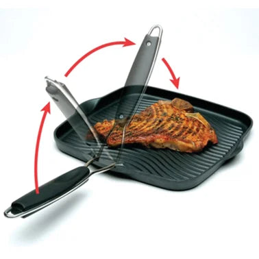 Starfrit® 10" x 10" Grill Pan with Foldable Handle