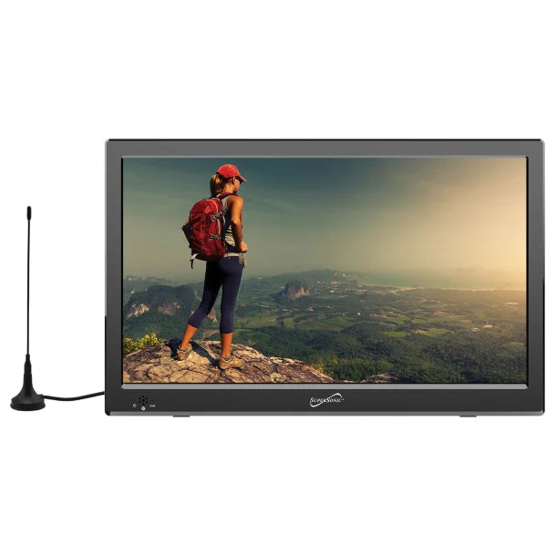 Supersonic® 13.3-Inch Portable LED TV with HDMI® and FM Radio