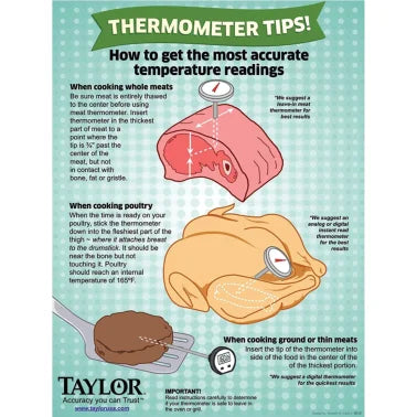 Taylor® Precision Products Waterproof Digital Instant Read Thermometer