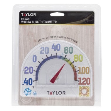 Taylor® Precision Products Four-Season Static Cling Thermometer