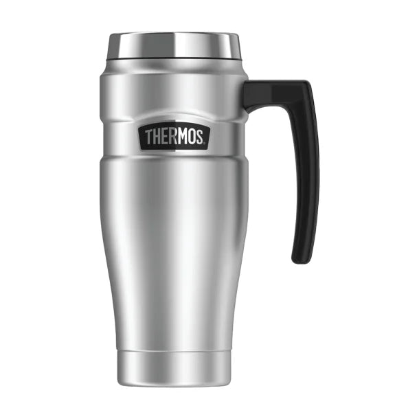 Thermos® 16-Ounce Stainless King™ Vacuum-Insulated Stainless Steel Travel Mug (Stainless Steel)