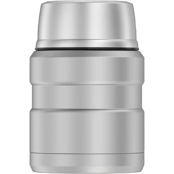 Thermos® Stainless King™ Vacuum-Insulated 16-Oz. Food Jar with Folding Spoon (Stainless Steel)