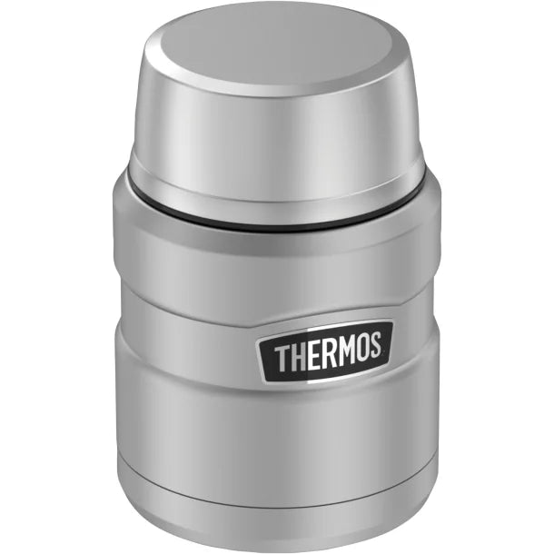 Thermos® Stainless King™ Vacuum-Insulated 16-Oz. Food Jar with Folding Spoon (Stainless Steel)