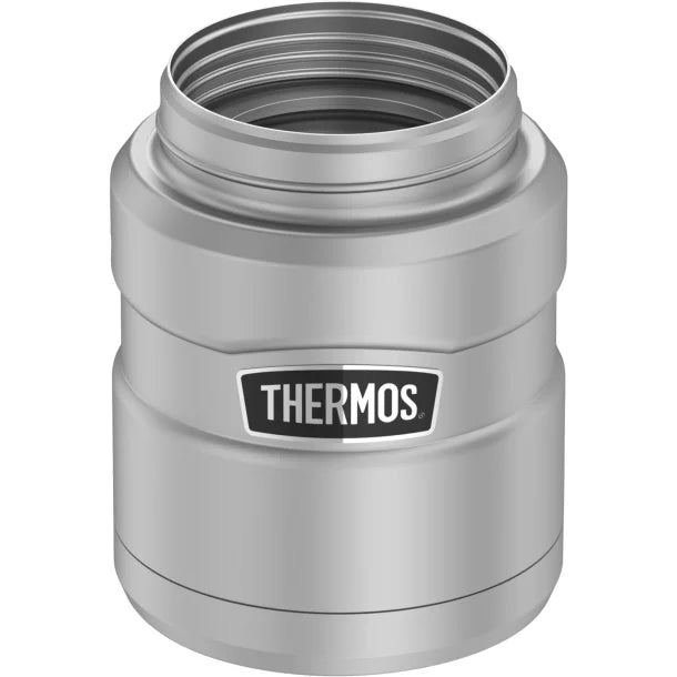 Thermos® Stainless King™ Vacuum-Insulated 16-Oz. Food Jar with Folding Spoon (Stainless Steel)