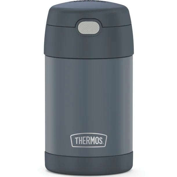 Thermos® 16-Ounce FUNtainer® Vacuum-Insulated Stainless Steel Food Jar with Folding Spoon (Stone Slate)