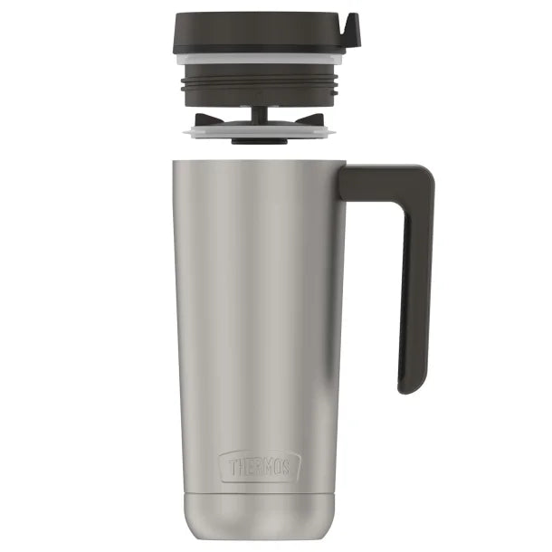 Thermos® Alta™ Series Stainless Steel Vacuum-Insulated 18-Oz. Travel Mug (Matte Steel)