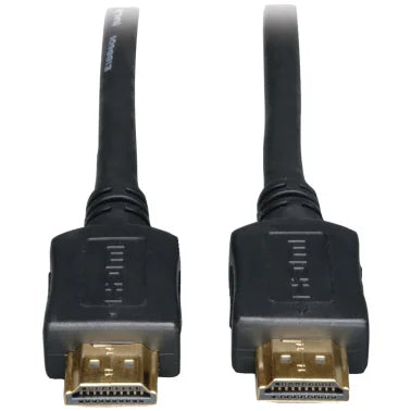 Tripp Lite® by Eaton® 1080p HDMI® Male/Male Standard-Speed HDMI® Gold Cable, Black (50 Ft.)