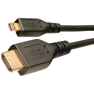 Tripp Lite® by Eaton® 1080p HDMI® Male to Micro HDMI® Male High-Speed with Ethernet A/V Cable, Black (3 Ft.)