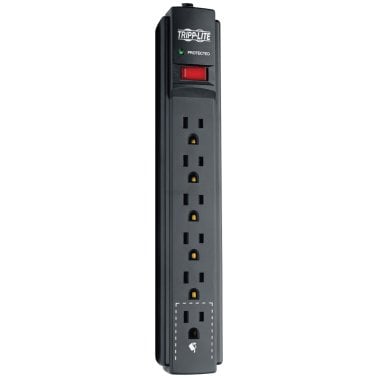 Tripp Lite® by Eaton® Protect It!® 790-Joules Surge Protector, 6 Outlets, 6-Ft. Cord, TLP606B