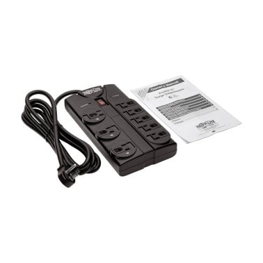 Tripp Lite® by Eaton® Protect It!® 1,440-Joules Surge Protector, 8 Outlets, 8-Ft. Cord, TLP808B