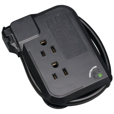 Tripp Lite® by Eaton® Protect It!® 1,050-Joules Travel-Size Surge Protector, 3 Outlets and 2 USB Ports, 18-In. Cord, TRAVELER3USB