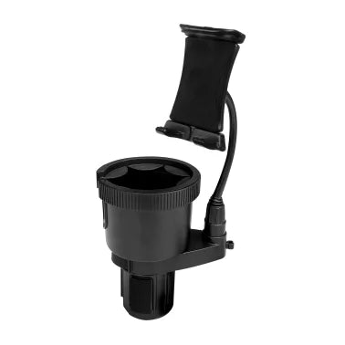 ToughTested® Tough and Thirsty Big Mouth Cupholder Mount with Universal Phone, GPS, and Tablet Grip