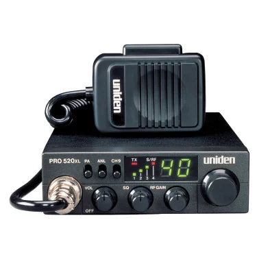 Uniden® Professional Series 40-Channel Compact CB Radio, PRO520XL