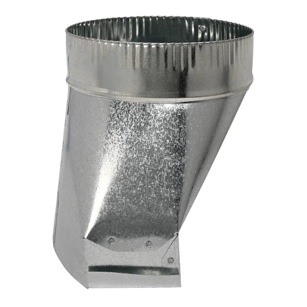 Deflecto® Galvanized Rectangular to Round Transition (7 In.)