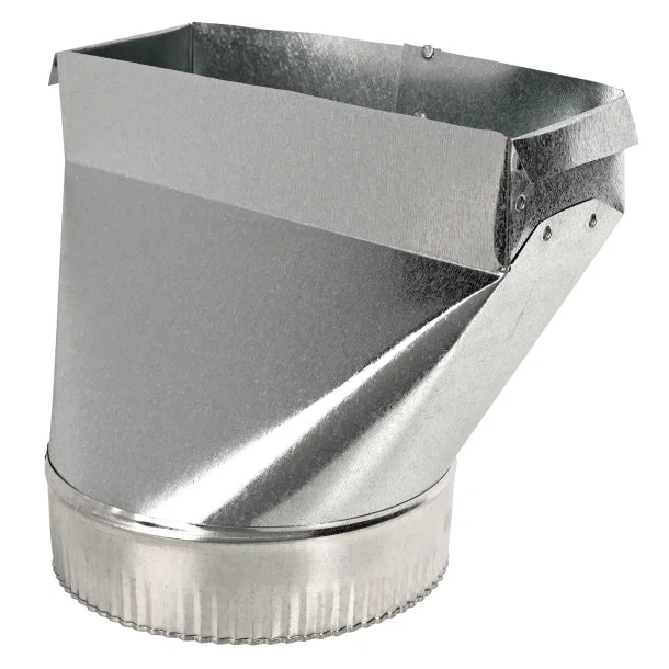 Deflecto® Galvanized Rectangular to Round Transition (7 In.)