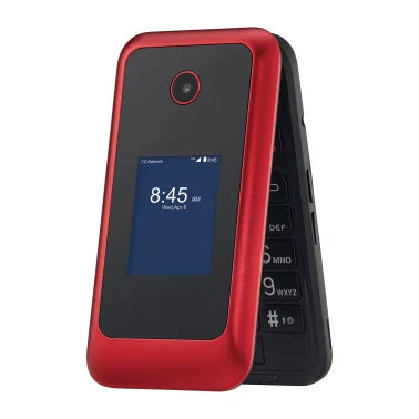 Consumer Cellular® Verve Snap® Flip Phone 8 GB 4G LTE (Red)