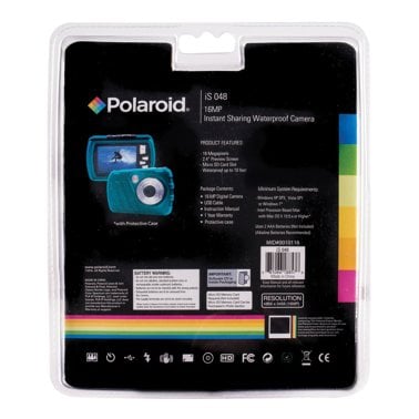 Polaroid® 16.0 Megapixel Waterproof Instant Sharing Digital Camera