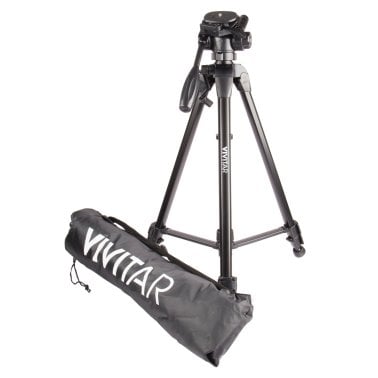 Vivitar® Professional Tripod with 3-Way Fluid Pan Head (62 In.)