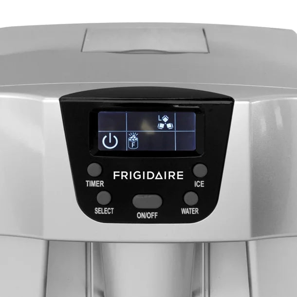 Frigidaire® Compact Countertop Ice Maker and Water Dispenser, 26 Lbs. per Day, EFIC227, Silver