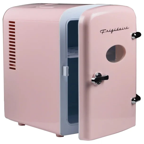 Frigidaire® 0.5-Cubic-Foot Retro Portable Mini Fridge (Pink)