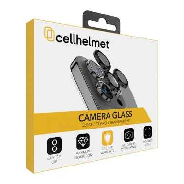 cellhelmet® Tempered Camera Glass, Individual Pieces (iPhone® 15 Pro/Pro Max)