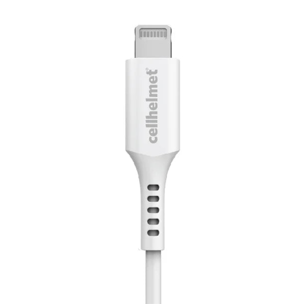 cellhelmet® Charge and Sync USB-C® to Lightning® Round Cable (3 Ft.)