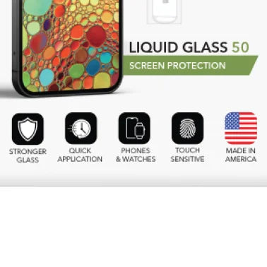 cellhelmet® Liquid Glass Screen Protector for Phones and Watches with Glass Screens ($50 Screen Repair Coverage)