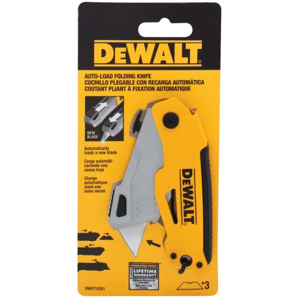 DEWALT® Folding Retractable Auto-Load Knife