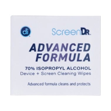 Digital Innovations ScreenDr™ Advanced Formula Device and Screen Cleaning Wipes with Microfiber Cloth, 120 Count