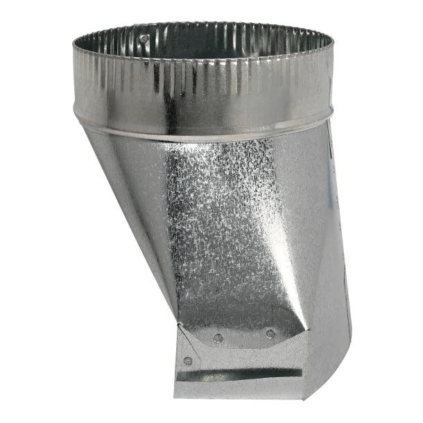 Deflecto® Galvanized Rectangular to Round Transition (7 In.)