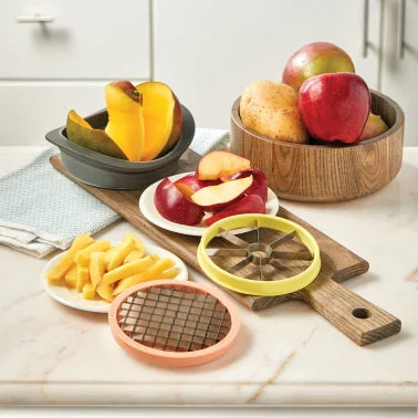 gia'sKITCHEN™ 3-in-1 Apple, Mango, and Potato Multi-Slicer