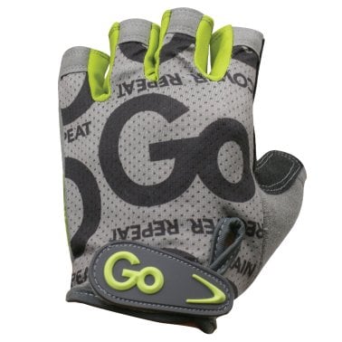 GoFit® Women's Pro Trainer Gloves with Padded Go-Tac Palm (Medium; Green)