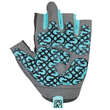 GoFit® Women's Pro Trainer Gloves with Padded Go-Tac Palm (Medium; Teal)