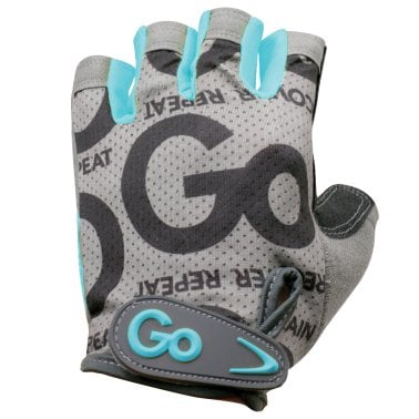 GoFit® Women's Pro Trainer Gloves with Padded Go-Tac Palm (Medium; Teal)