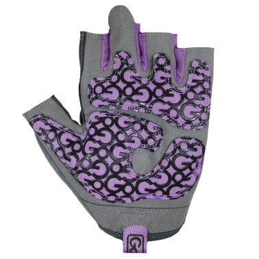 GoFit® Women's Pro Trainer Gloves with Padded Go-Tac Palm (Small; Purple)