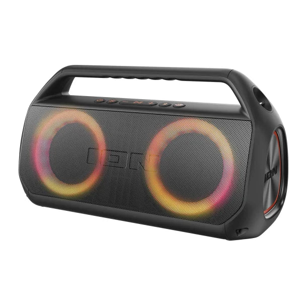 ION® Uber™ Boom Ultra Portable Bluetooth® Boom Box with Speakerphone, Lights, and Stereo-Link™