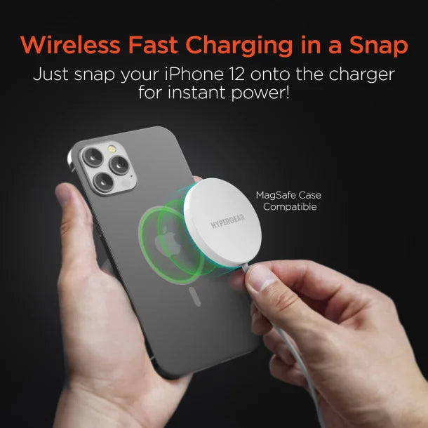 HyperGear® 15-Watt Universal Magnetic Wireless Fast Charger